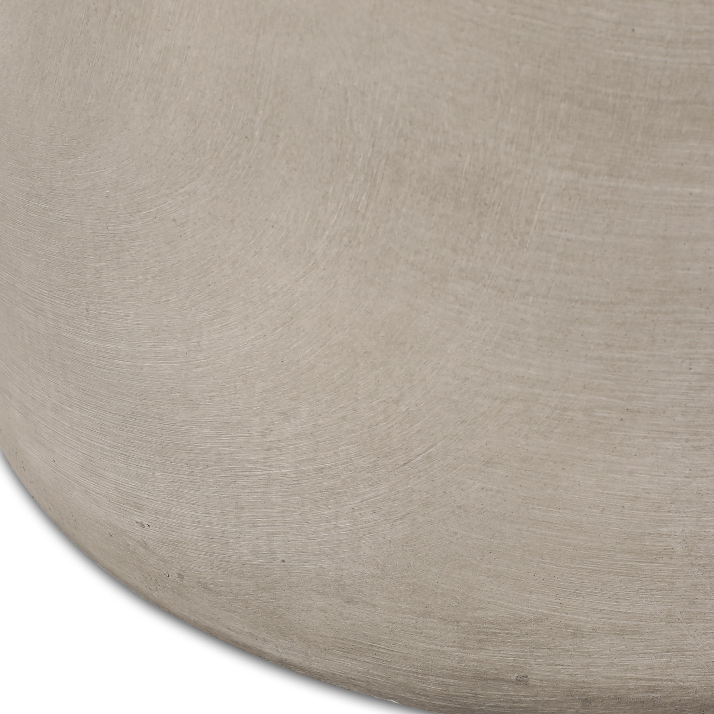 Light Concrete Minimalist Side Table - Light Grey