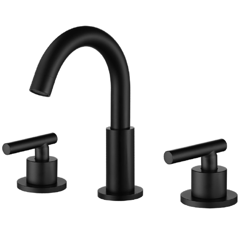 Circle-Shaped 3-piece Basin Faucet