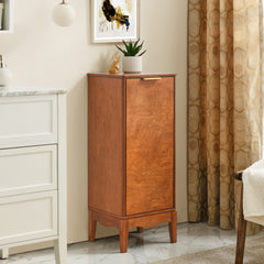 Antique Brown Bathroom Floor Cabinet