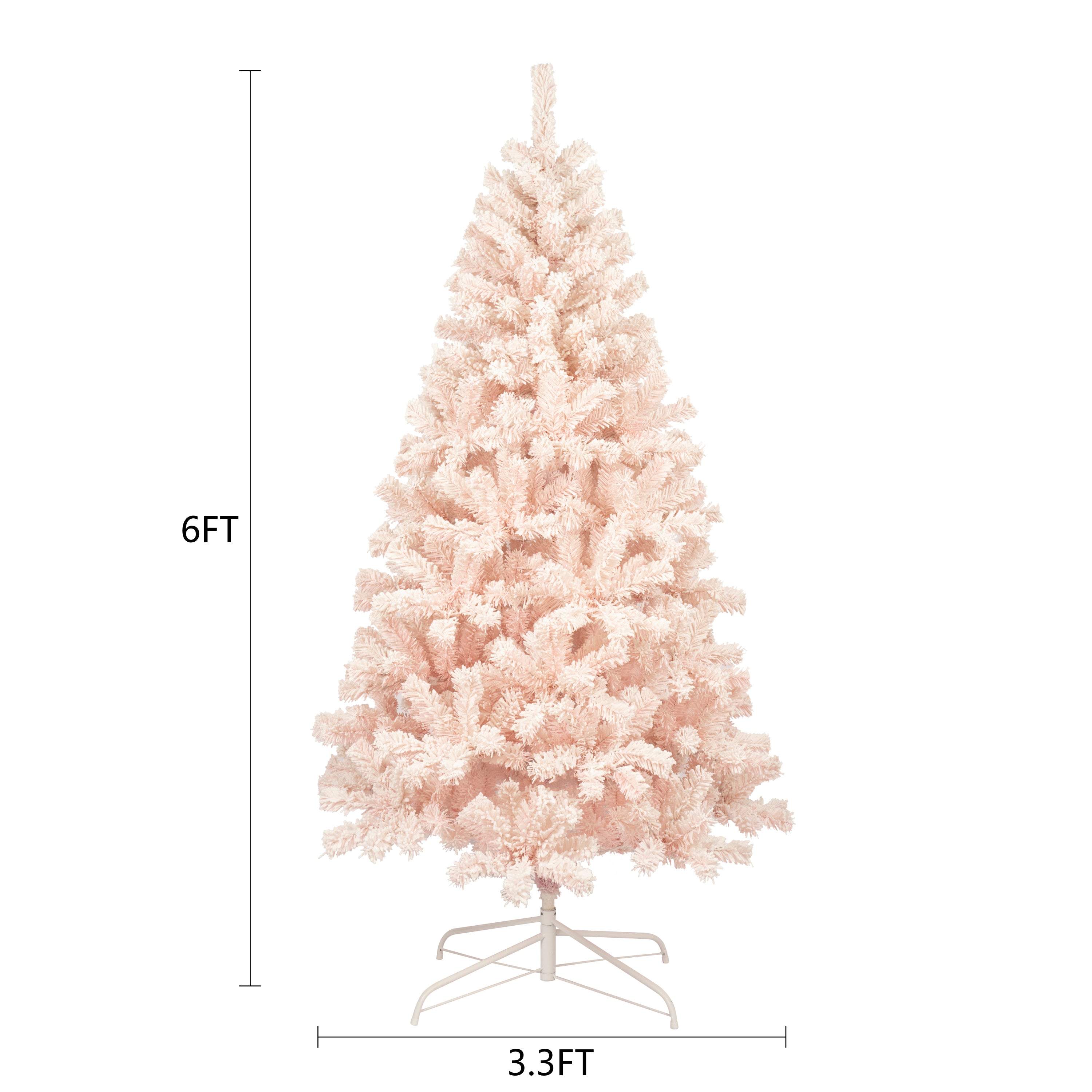 6ft Artificial Christmas Tree with 300 LED Lights and 600 Bendable Branches,Christmas Tree Holiday Decoration, Xmas Tree Christmas Decorations