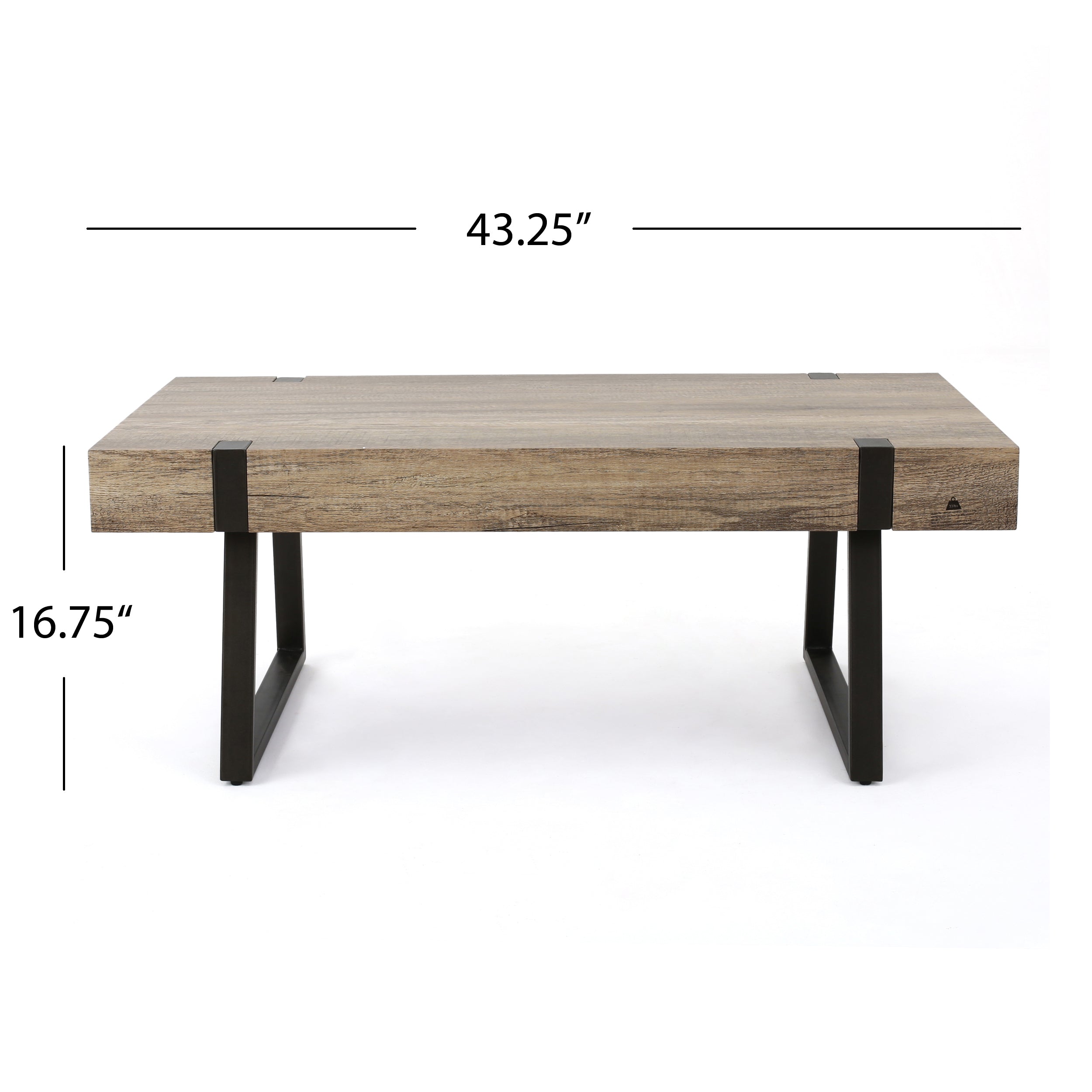 Modern Rustic Coffee Table - Grey