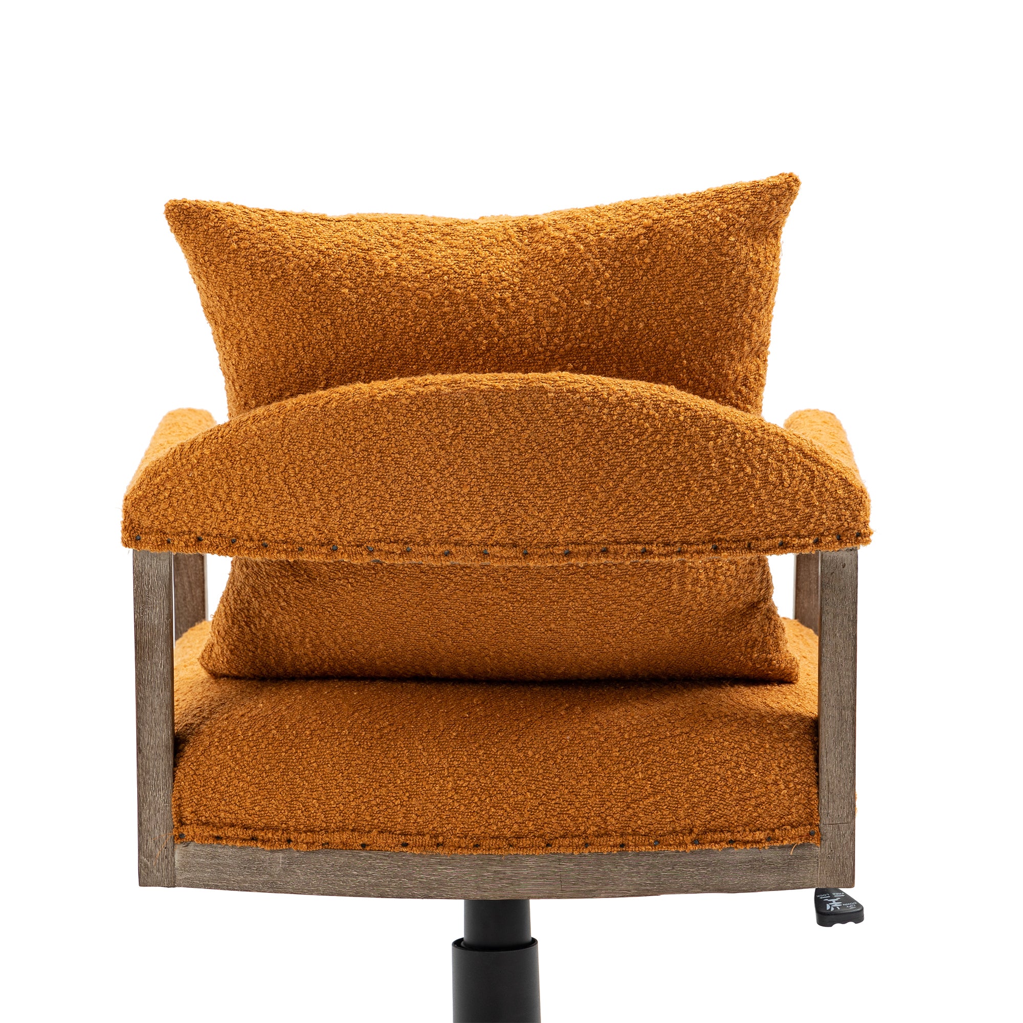 Chair Office Chair Adjustable Swivel Chair Fabric Seat Home Study Chair - Orange