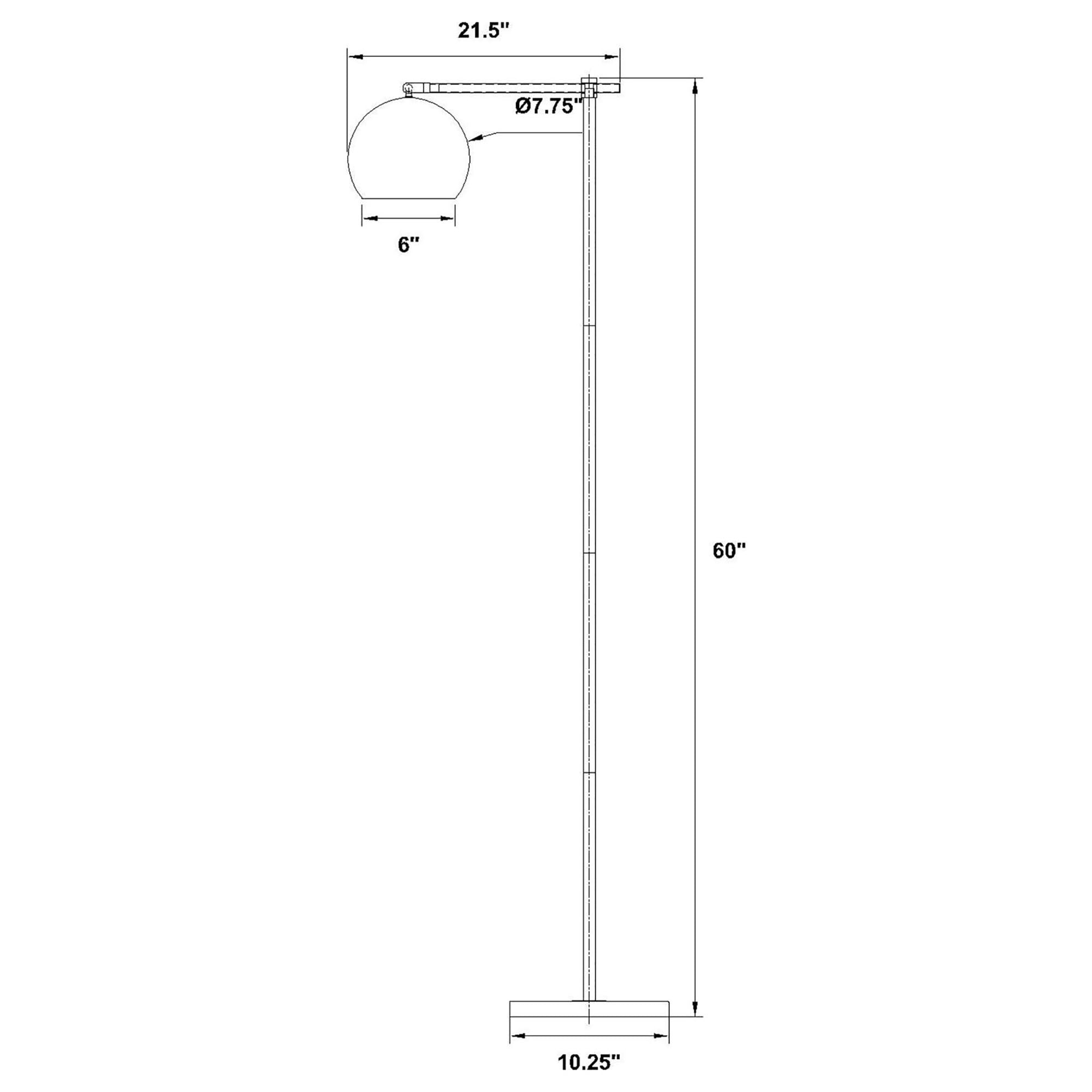 Modern Gold Floor Lamp