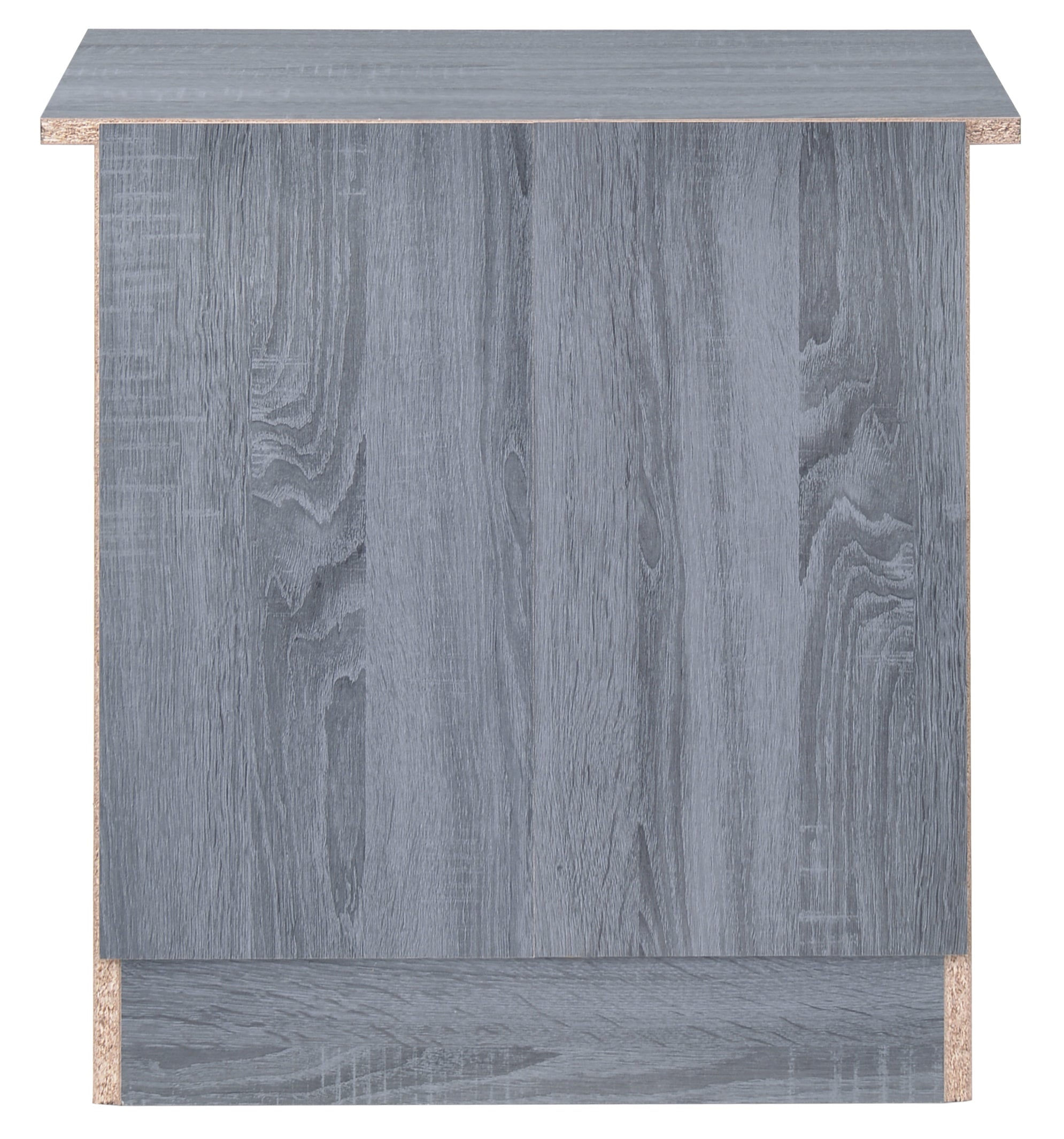 Laminated Grey Finish Nightstand