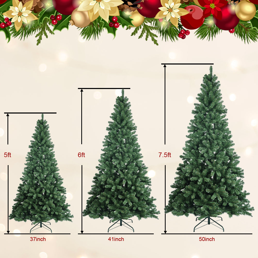 6FT Modern And Convenient Xmas Decoration Festive Magic PVC Automatic Christmas Tree