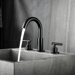 Circle-Shaped 3-piece Basin Faucet