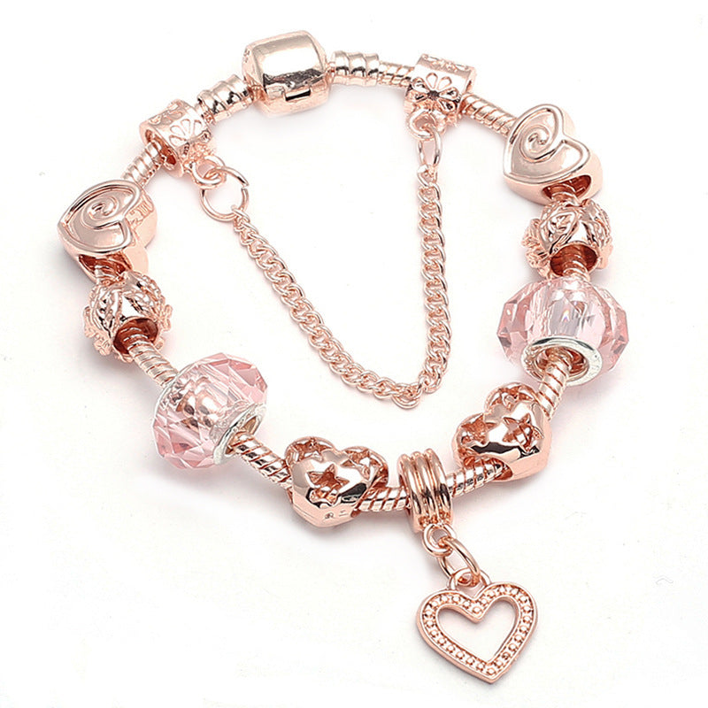 Fashion Love Rose Gold Bracelet Women's Jewelry