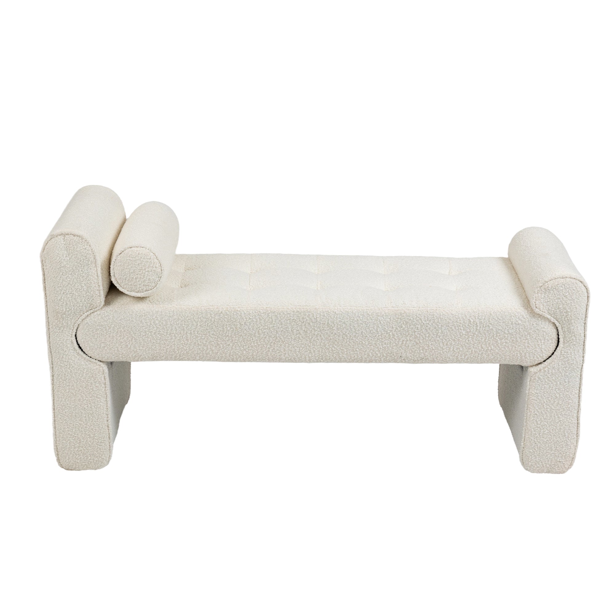 Modern Ottoman Bench - Beige