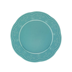 Fulya 12 Pieces Dinnerware Set - Turquoise