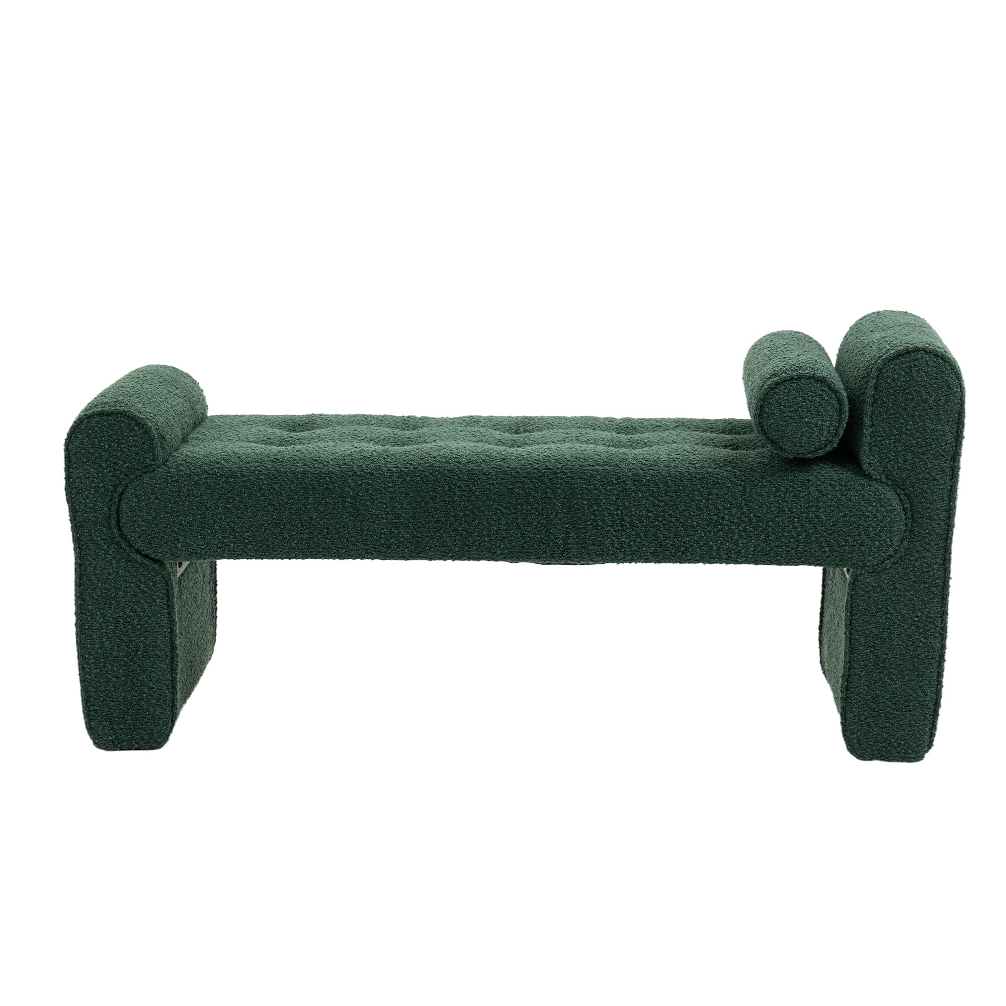 Modern Ottoman Bench - Emerald