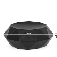 Polygonal Coffee Table - Black