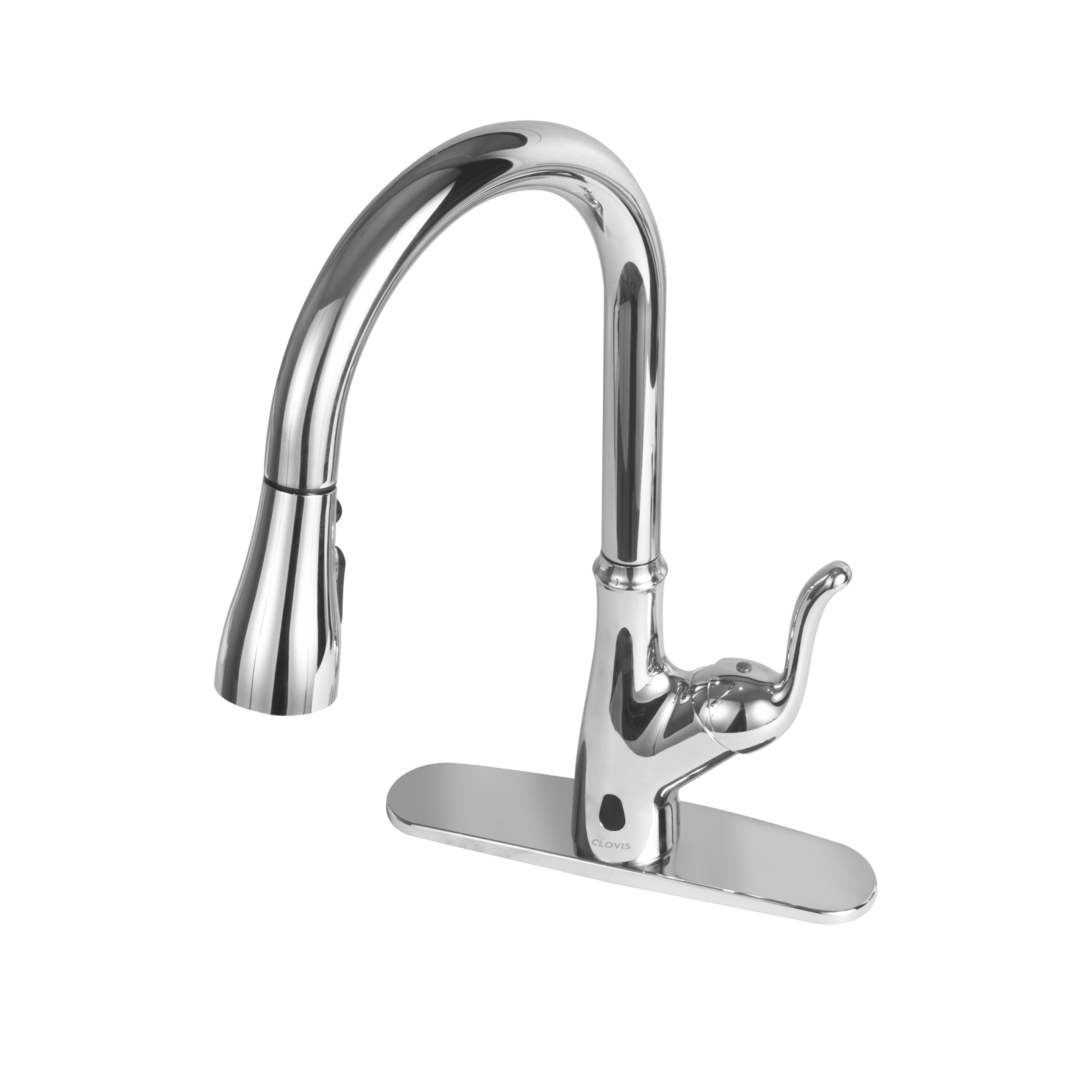 Pull Down Touchless Single Handle Kitchen Faucet - Brushed Nickel