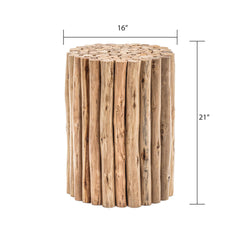 Boho End Table Natural - Natural