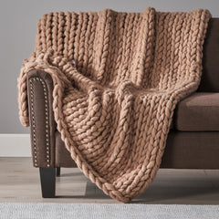 Cozy Coffee Throw Blanket