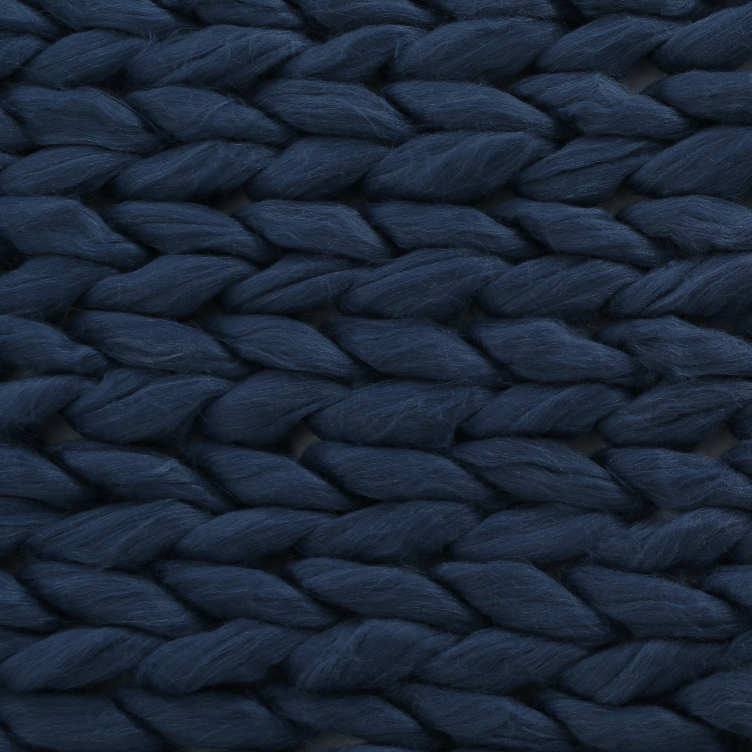 Cozy Navy Blue Throw Blanket