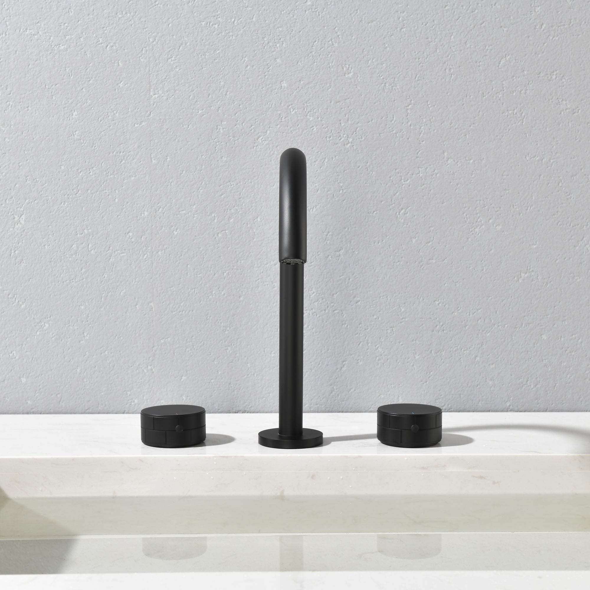 Widespread Bathroom Faucet - Matte Black