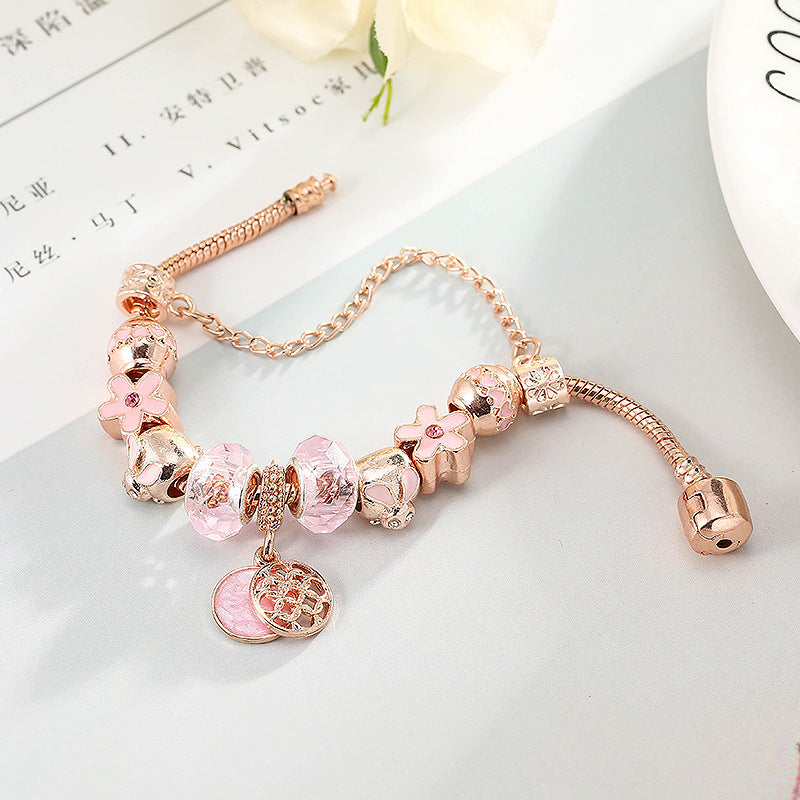 Fashion Love Rose Gold Bracelet Women's Jewelry