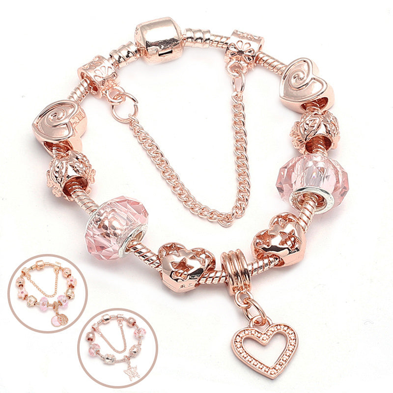 Fashion Love Rose Gold Bracelet Women's Jewelry