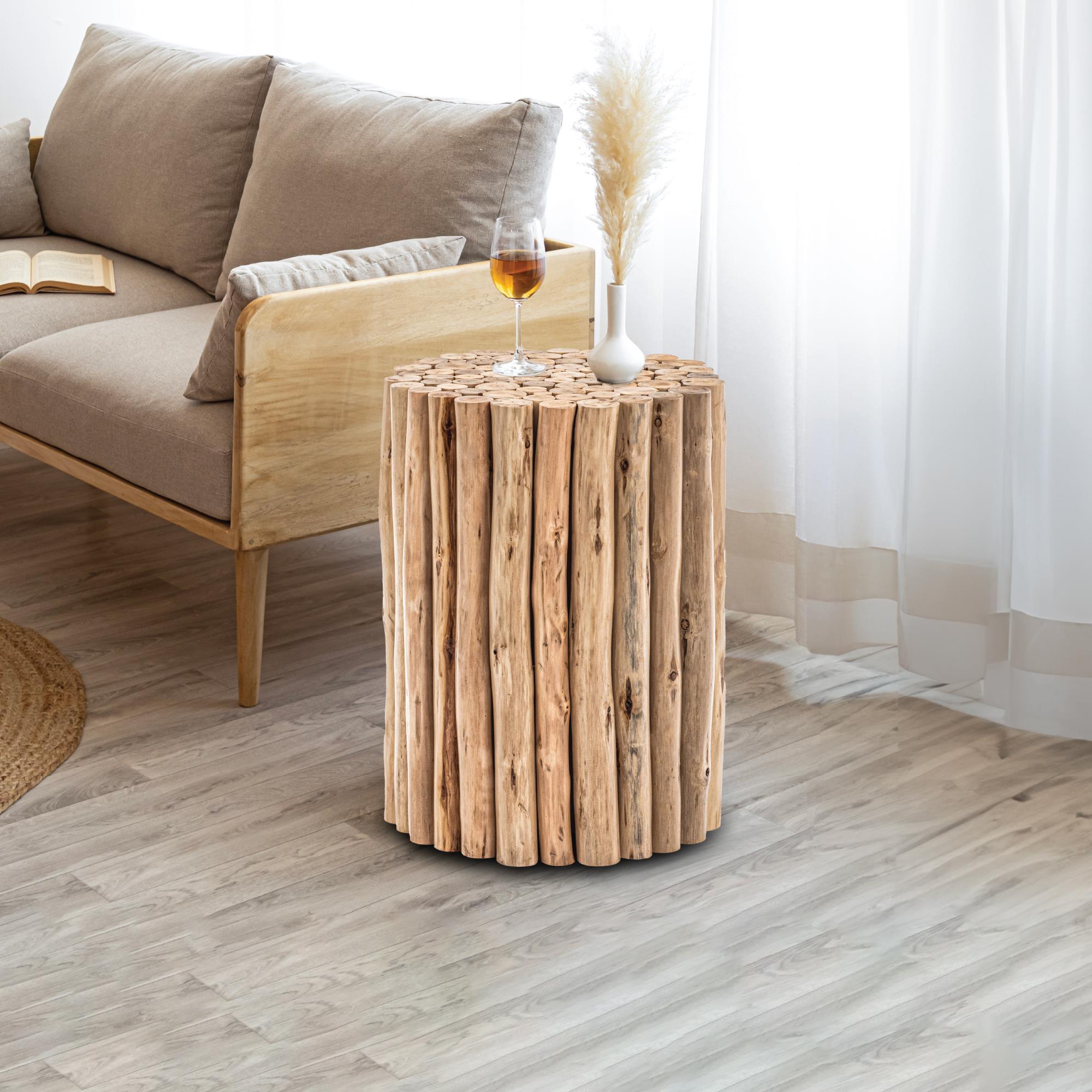 Boho End Table Natural - Natural