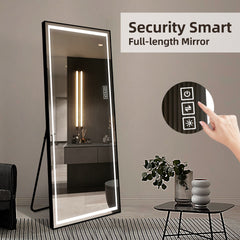 LED Mirror Full Length Mirror with Lights Wide Standing