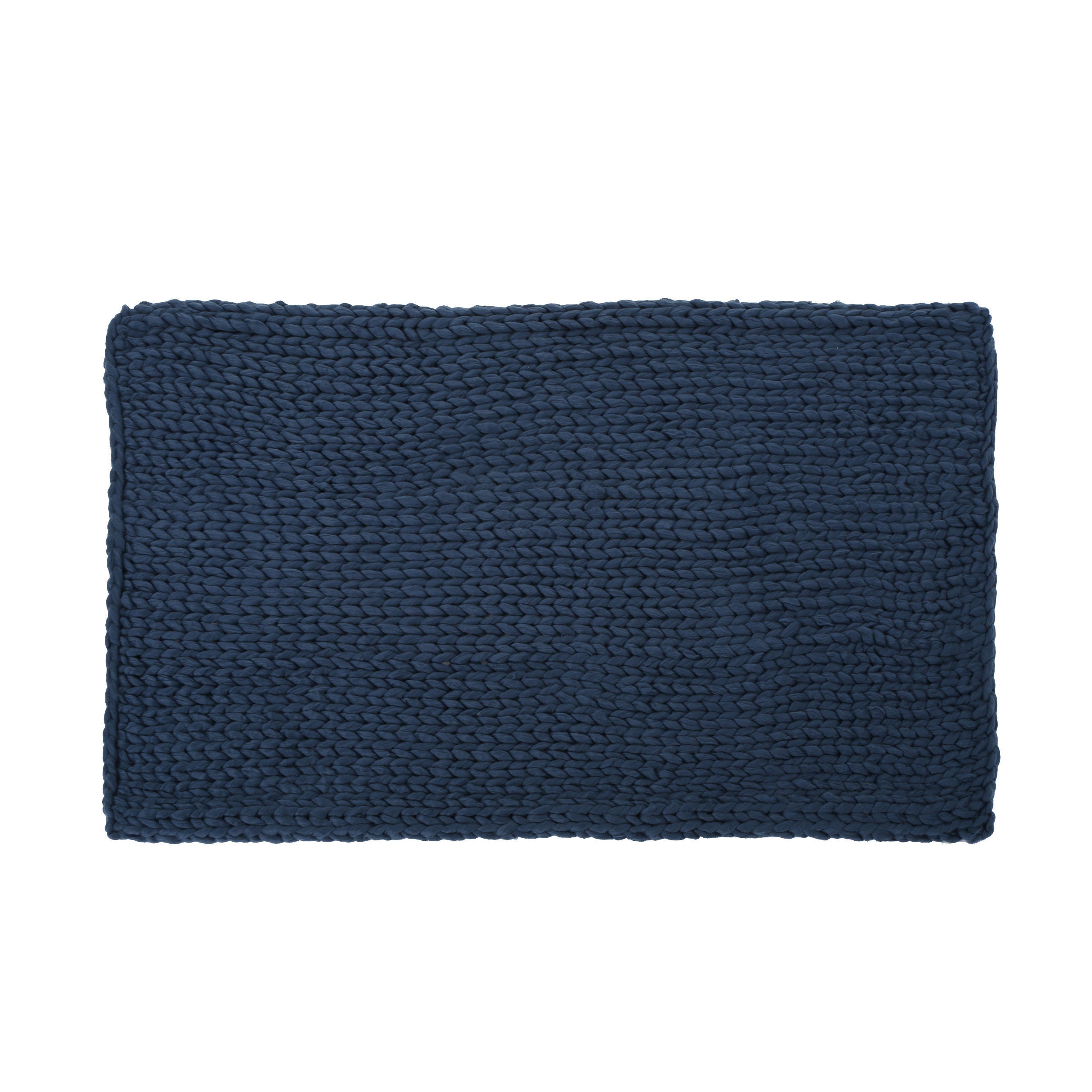 Cozy Navy Blue Throw Blanket