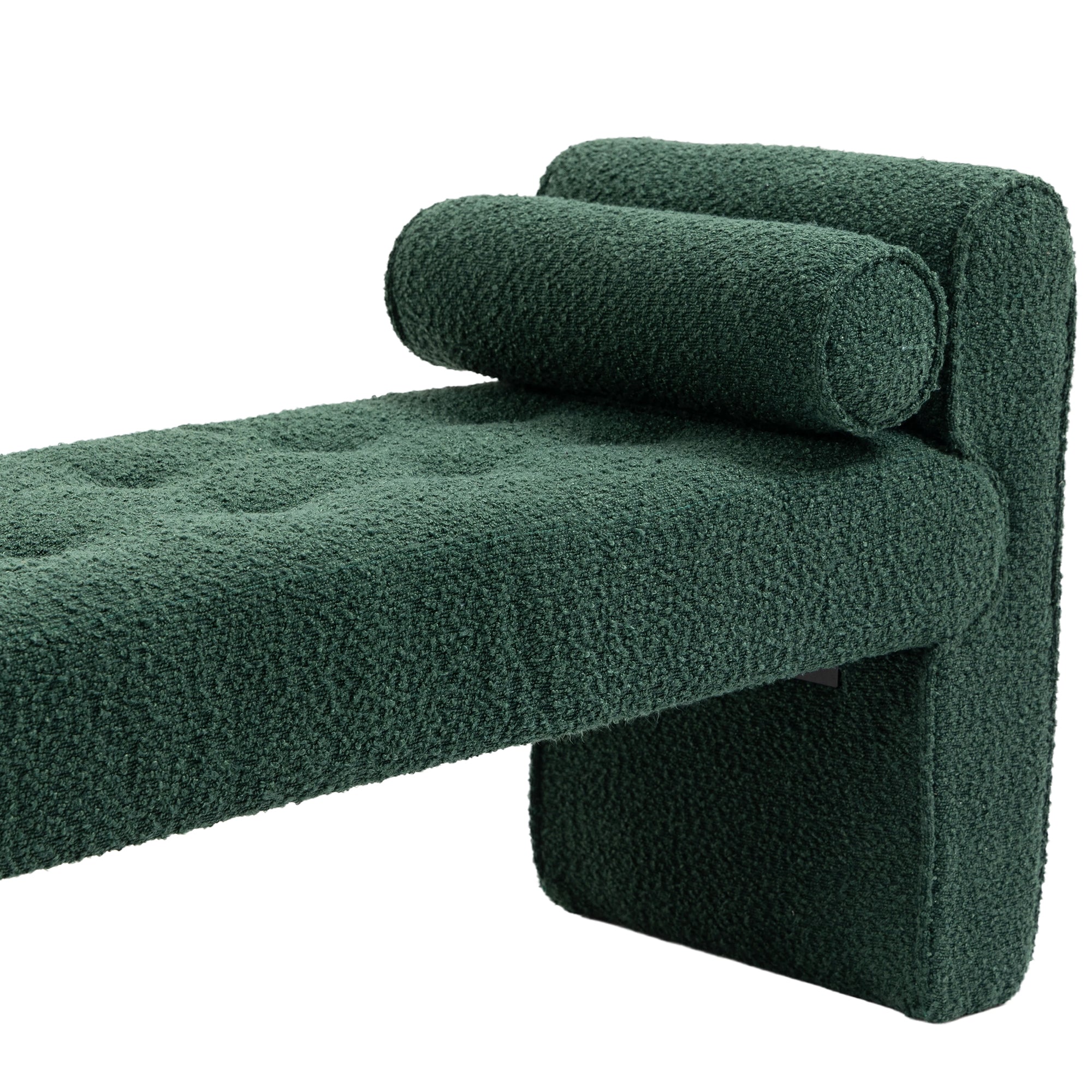 Modern Ottoman Bench - Emerald