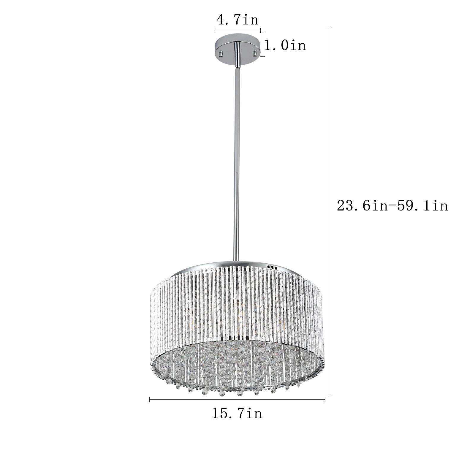 Modern Crystal Chandelier Shining Crystal II