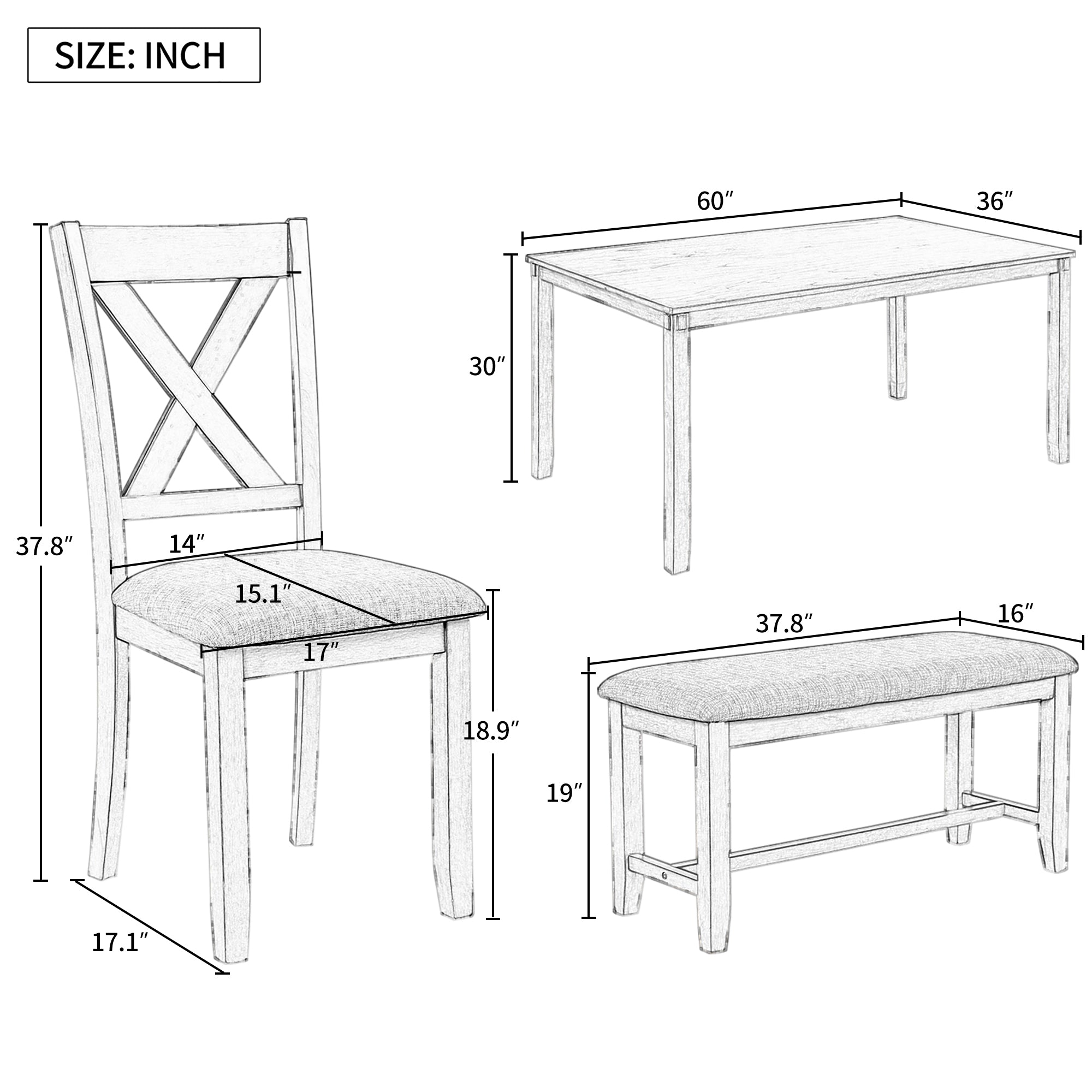 6-Piece Dining Set