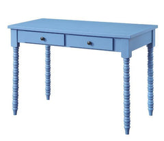 Classic Style Writing Desk - Blue Finish