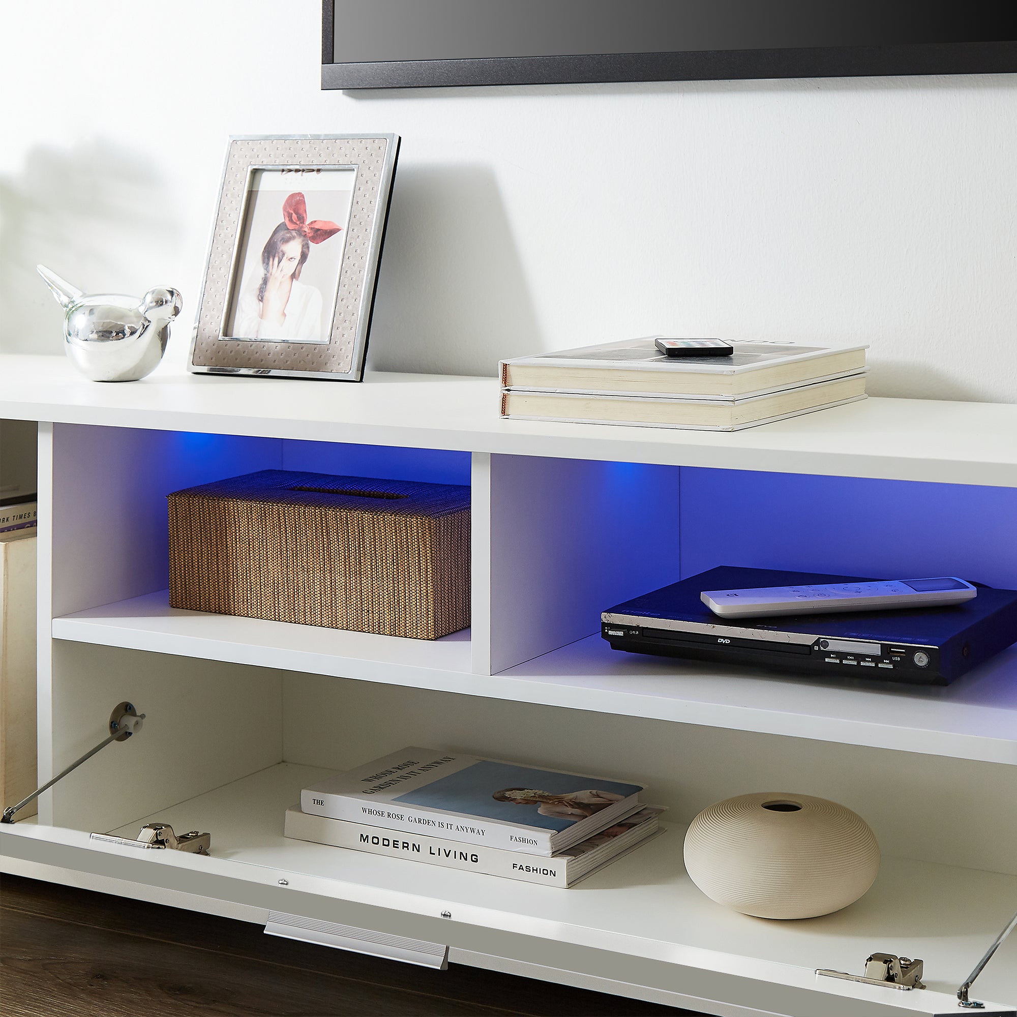 White TV Stand