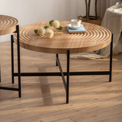 Round coffee table