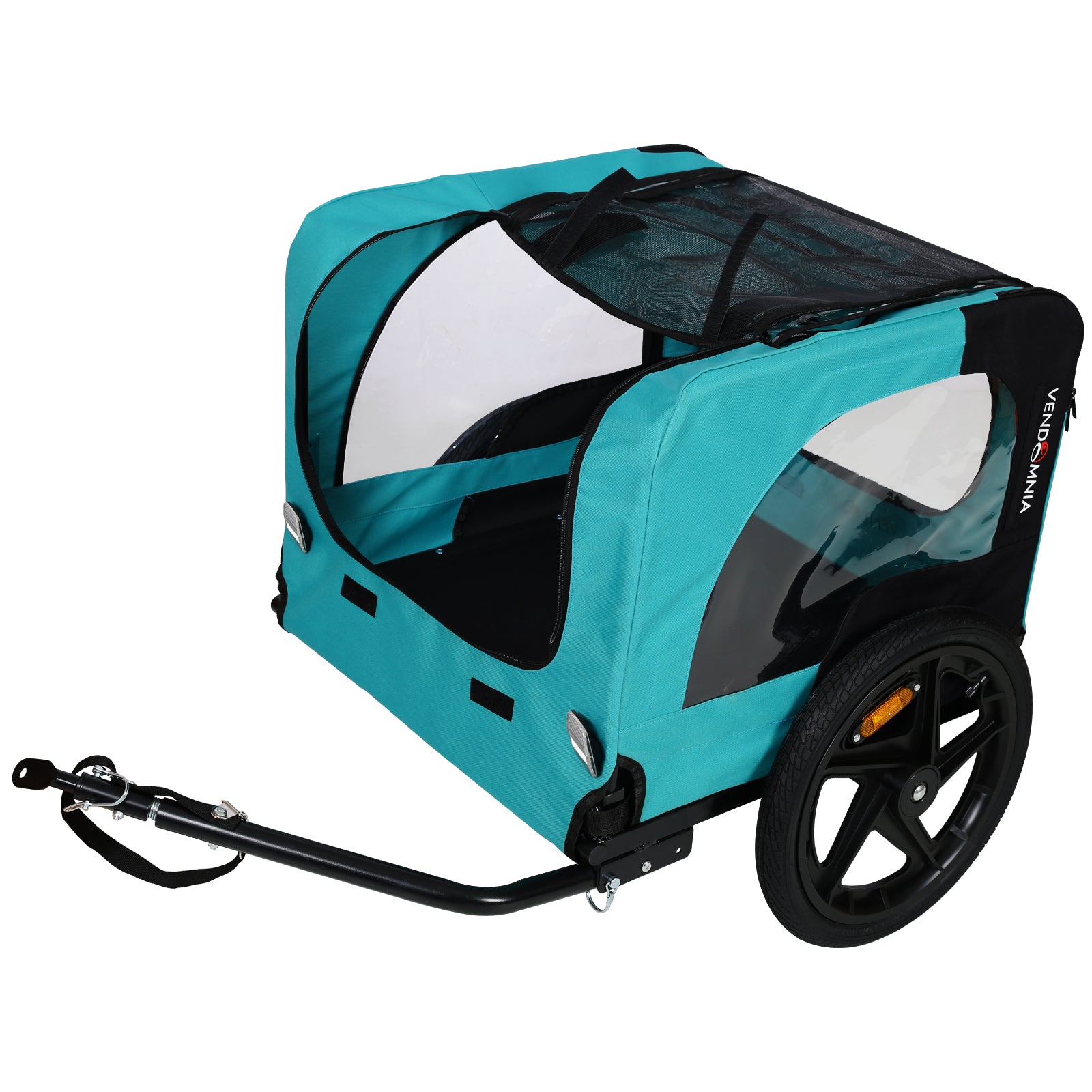 Foldable Pet Jogging Stroller Dog Carriers Bicycle - Light Blue