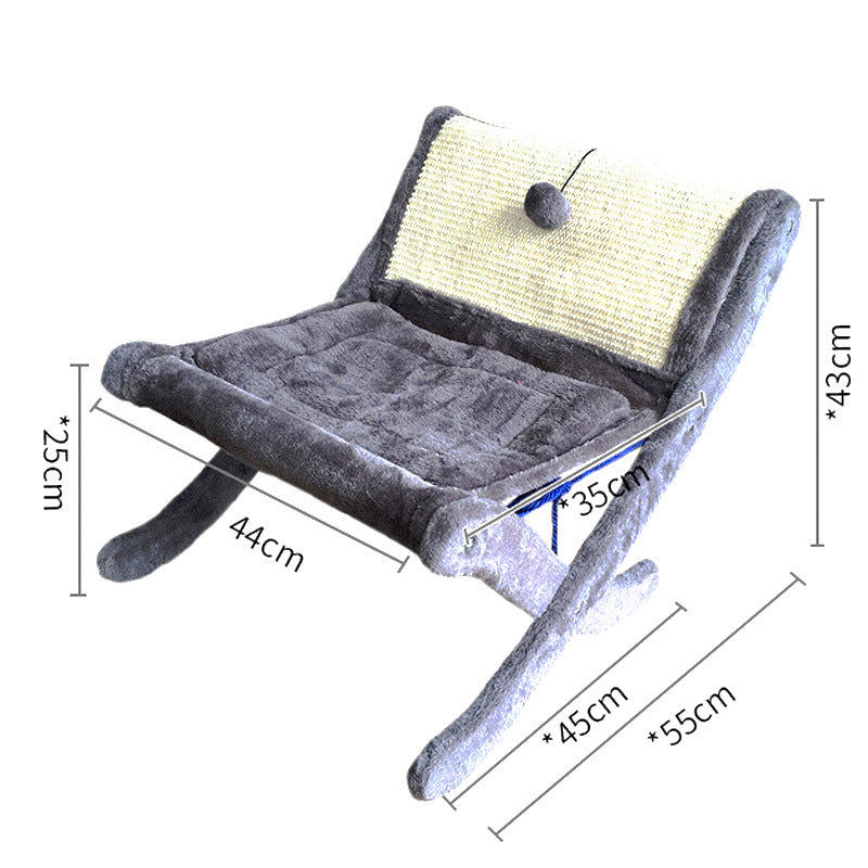 Pet Cat Sunbathing Chair Bed