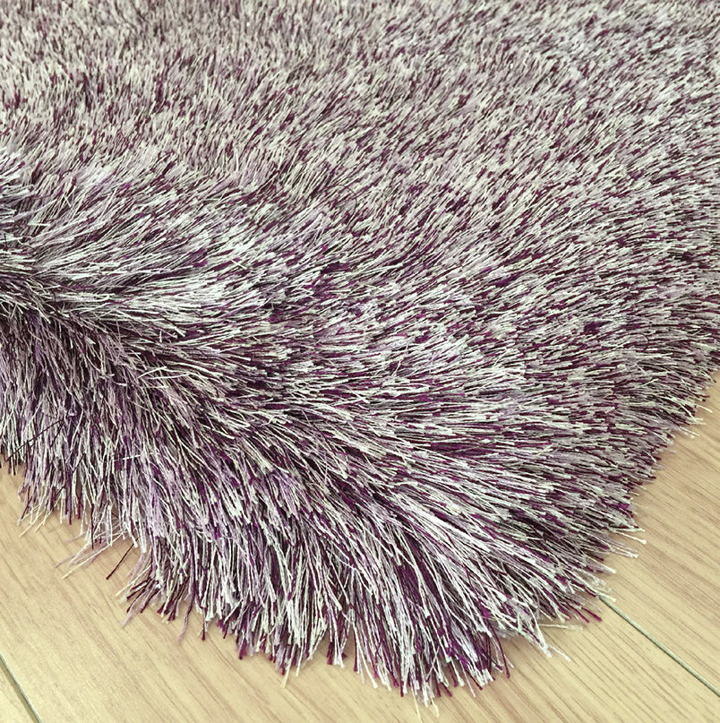 "Fancy Shaggy" Hand Tufted Area Rug - 96x132 inch