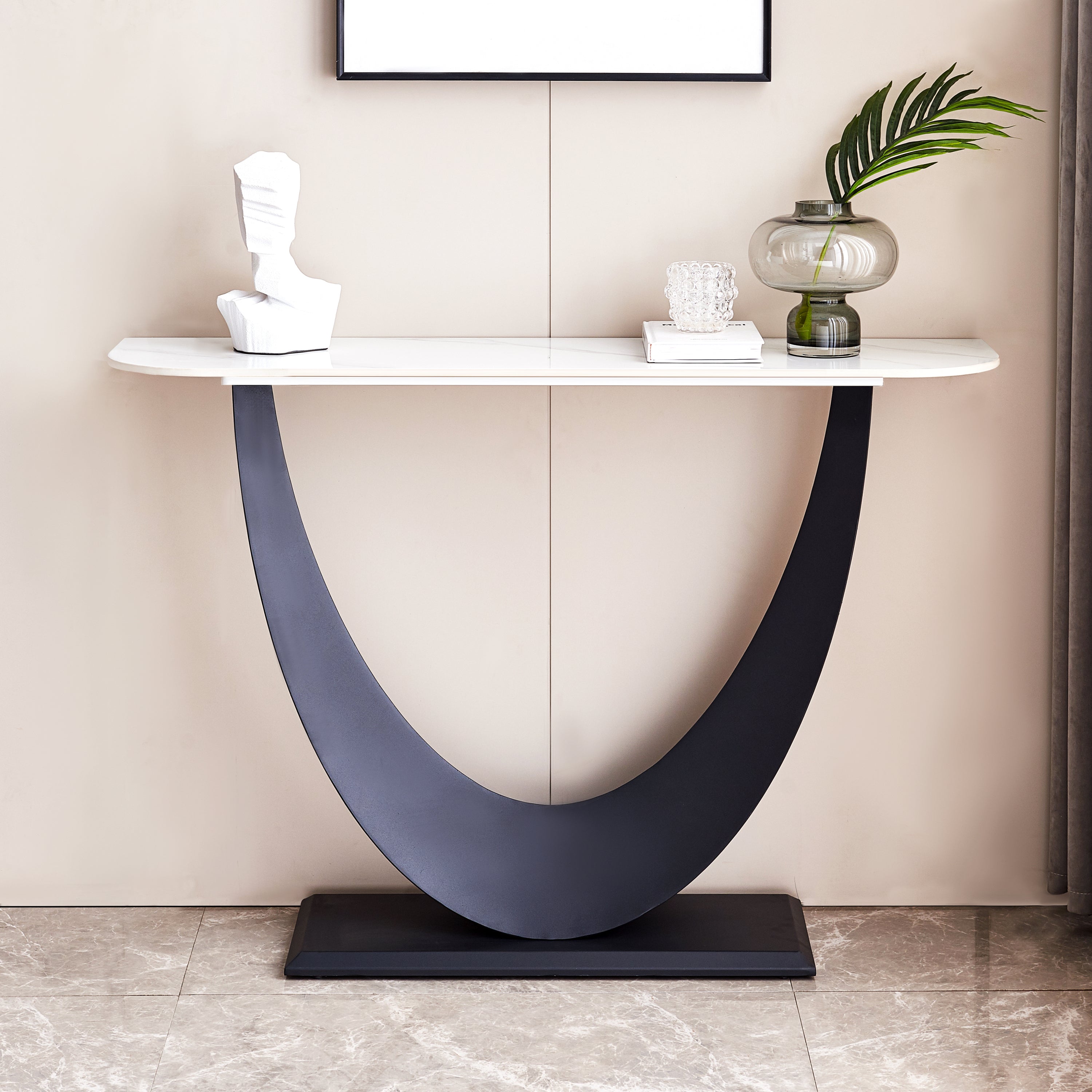 Modern Console Exquisite Shape Design - Black