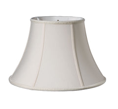 Slant Transitional Oval Softback Lampshade with Washer Fitter - Cream