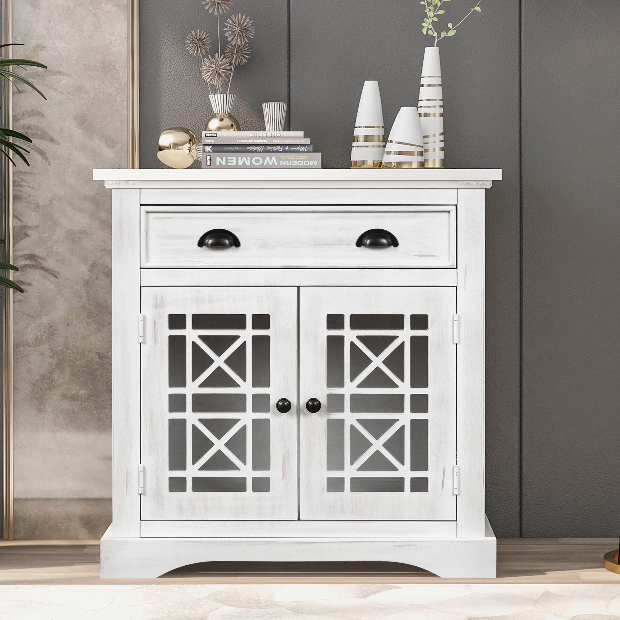 White Storage Cabinet