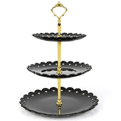 Three-Tier Plastic Cake Stand