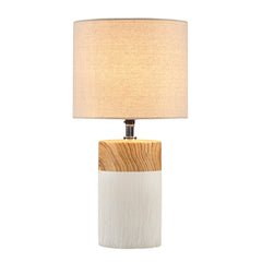 Nicolo Textured Ceramic Table Lamp - White