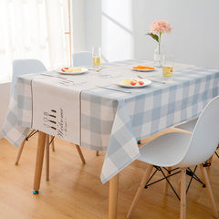 Modern Design Table Cloth with Modern Design, Reusable for Dining Table