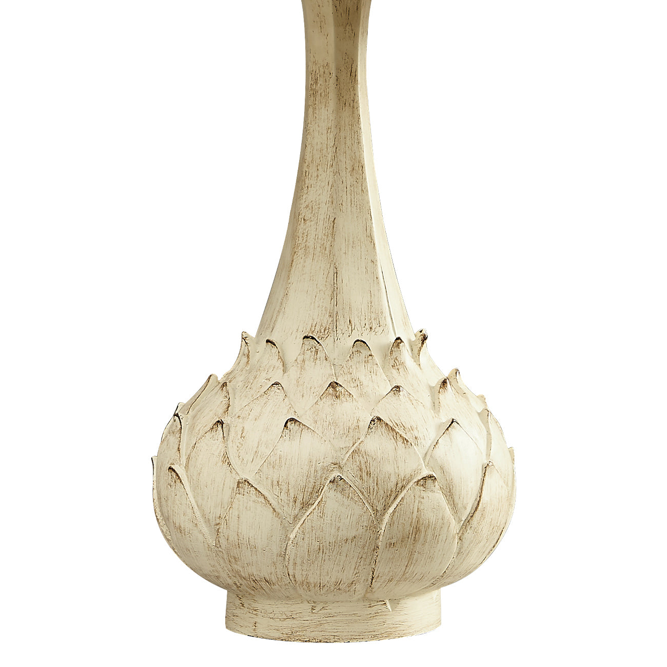 Leaf Resin Table Lamp - Beige