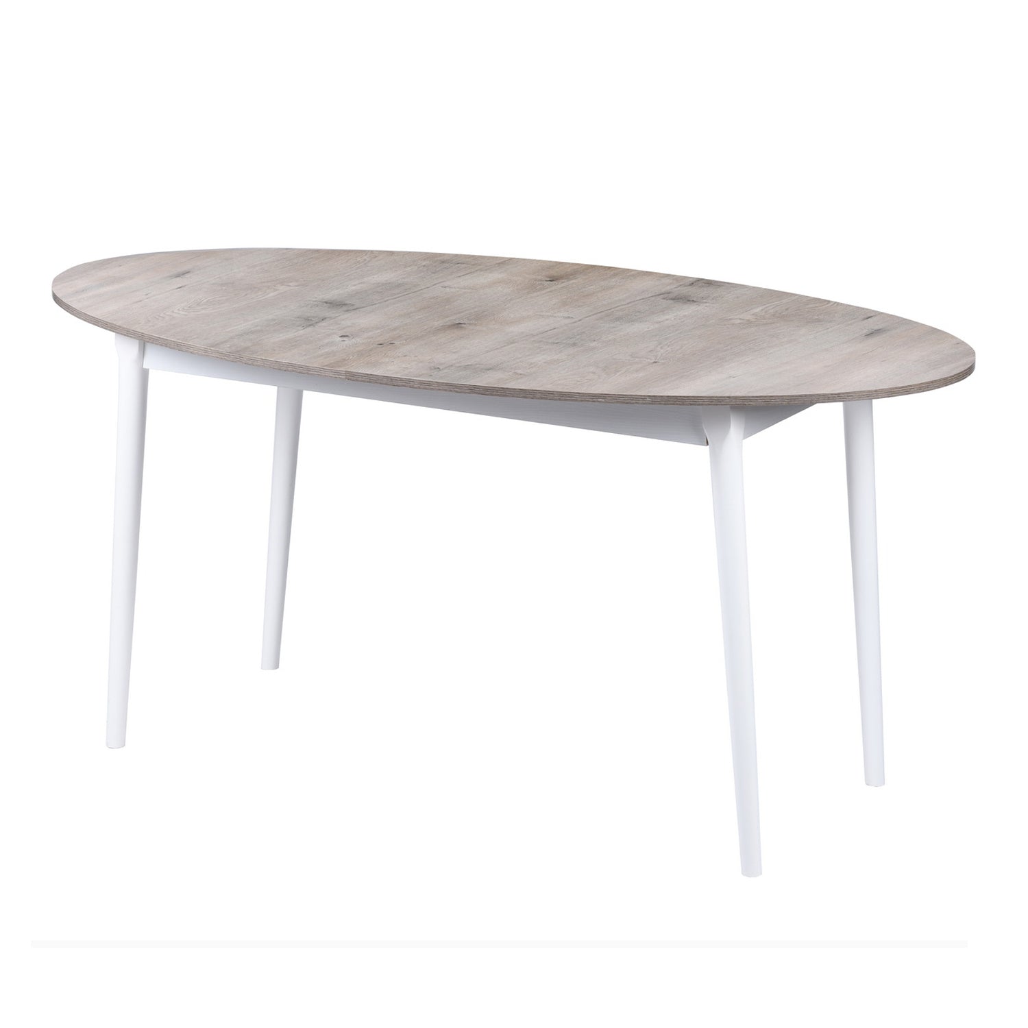 Rustic 63" Oval Dining Table for 4-6 people