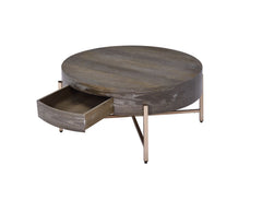 Weyton Coffee Table - Dark Oak & Champagne