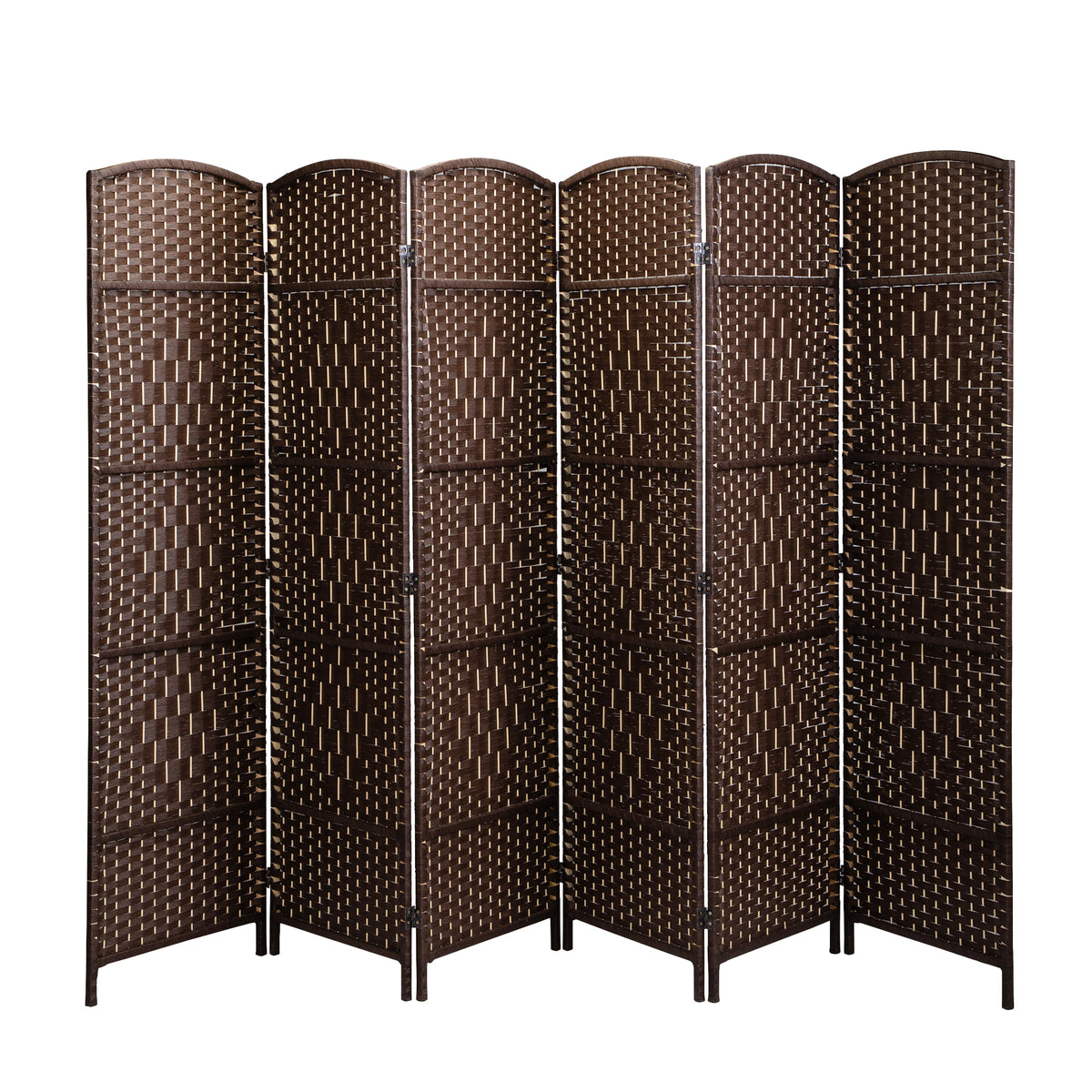 Dark Brown 6 Panel Room Dividers