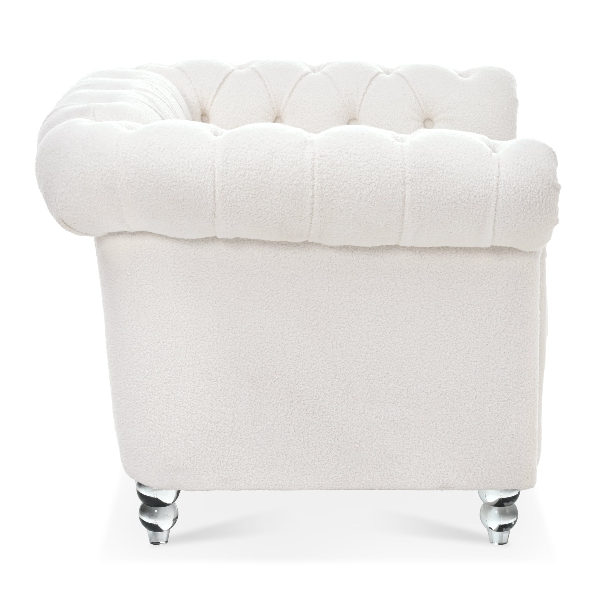 1 Seater Sofa For Living Room - White