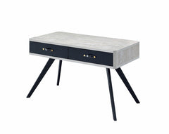 Contemporary Desk - Faux Concrete & Black