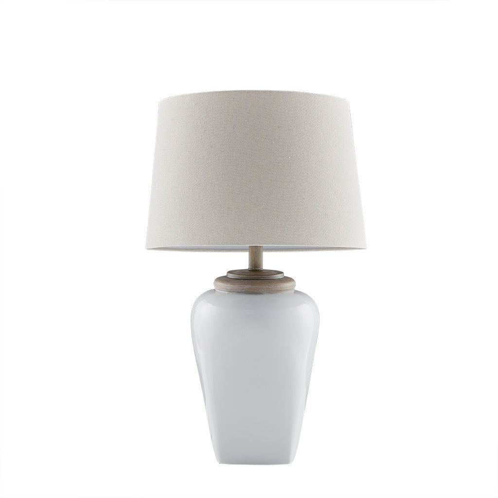 Jemma Ceramic Table Lamp - White