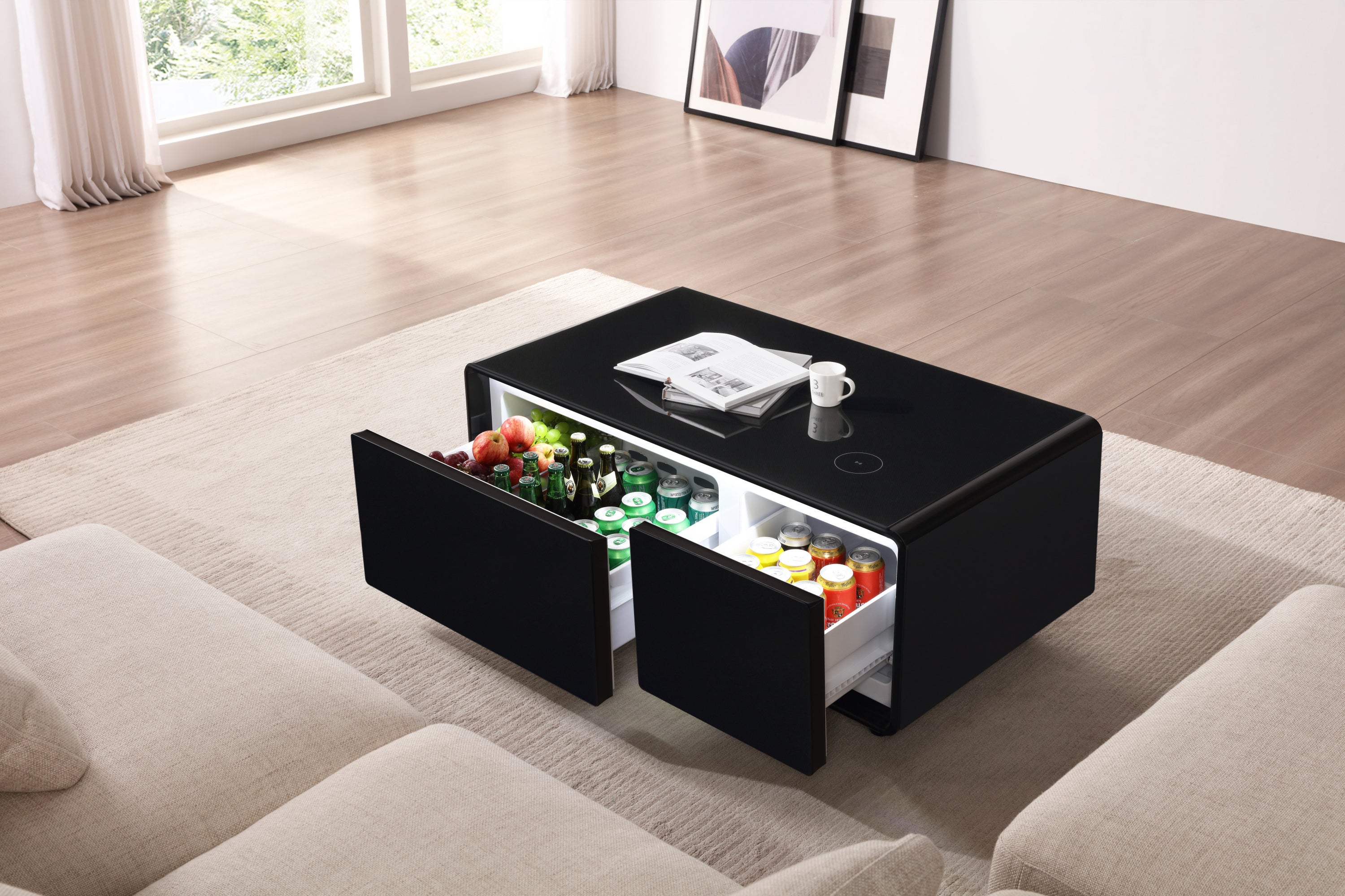 Mini coffee table refrigerator