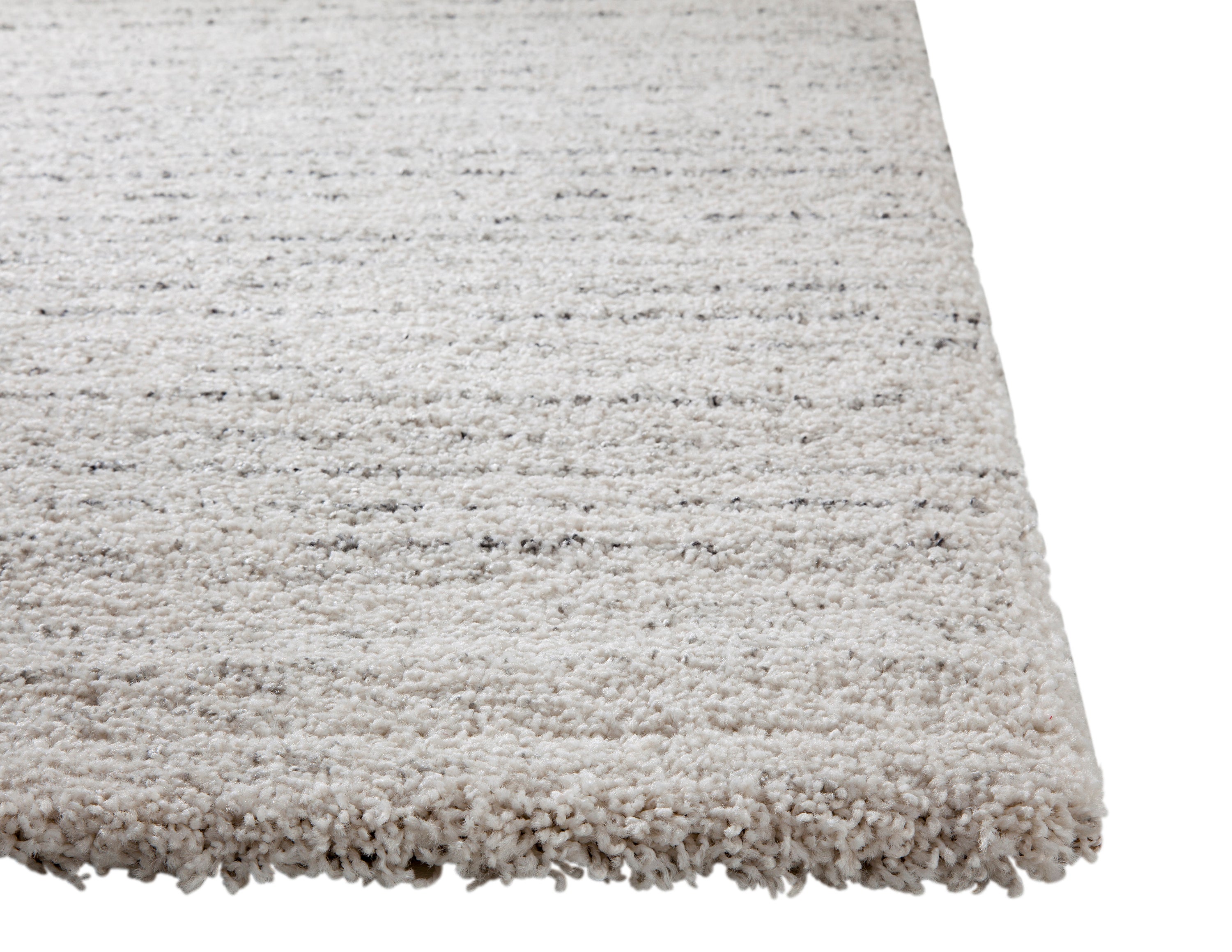 Ivory Charcoal Stripe Area Rug