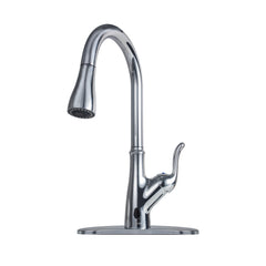 Pull Down Touchless Single Handle Kitchen Faucet - Brushed Nickel